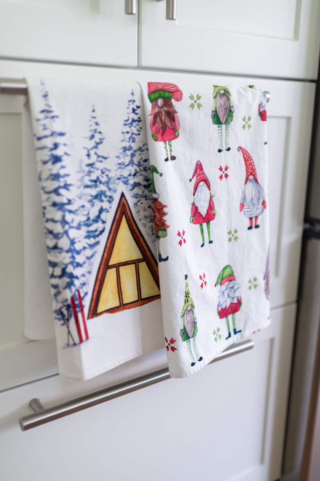 Scandinavian Christmas Gnome Tea Towel