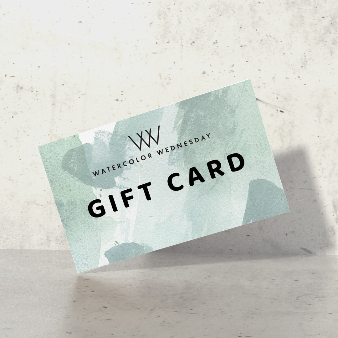 Watercolor Wednesday | Gift Card