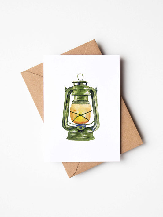 Vintage Camping Lantern | Everyday Greeting Card