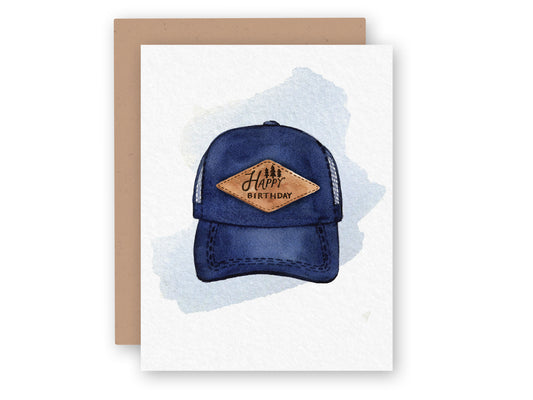 Trucker Hat Birthday | Birthday Greeting Card