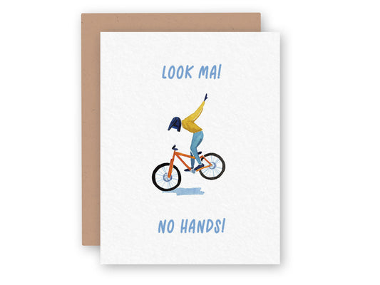 Look Ma! No Hands! Mother's Day Greeting Card