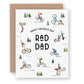 Rad Dad | Mountain Biker Father's Day Greeting Card