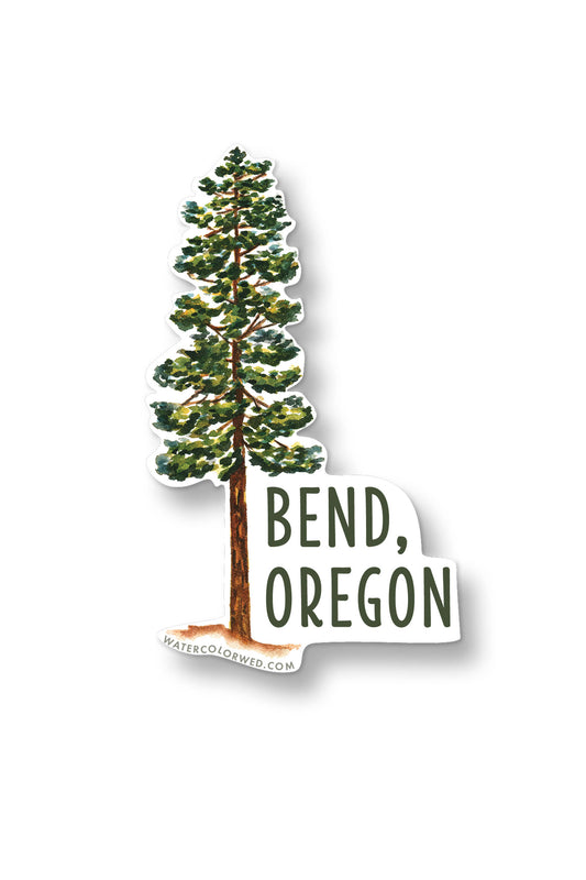 Bend, Oregon Ponderosa Pine Sticker