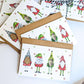 Christmas Gnome Mini Cards | Set of 6