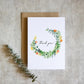 Wildflower Wreath Thank You Notes | Set of 6